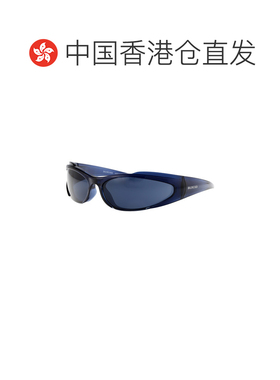 1h可退 香港直邮BALENCIAGA 男士太阳镜 BB0253S003 AW2023 蓝色