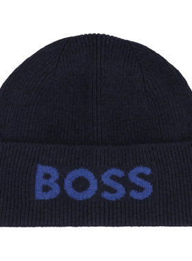 香港直邮BOSS 男士帽子 50548777404 AW2025 蓝色【付后1h可退】