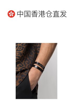 1h可退 香港直邮潮奢 Saint Laurent 圣罗兰 男士 徽标手链 70879