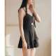 Mail ໂດຍກົງຈາກຍີ່ປຸ່ນ KNF hooded swimsuit dress ສີດໍາ