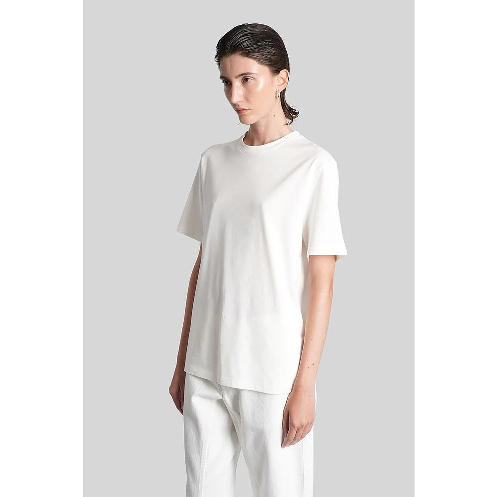 香港直邮JIL SANDER 女士T恤 423049J02GC0128J46219 AW2025 - 图2