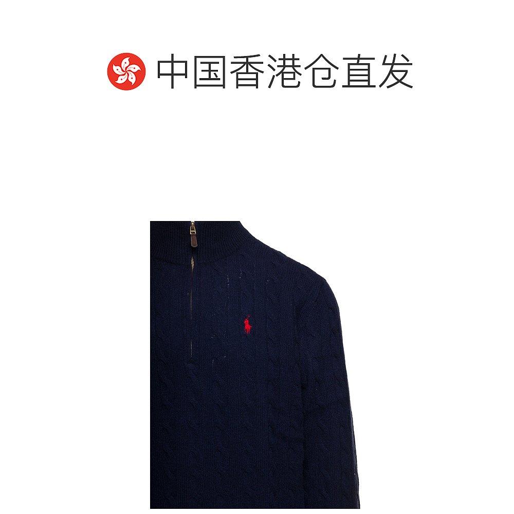 香港直邮潮奢 Polo Ralph Lauren Polo拉夫劳伦男士徽标刺绣毛-图1