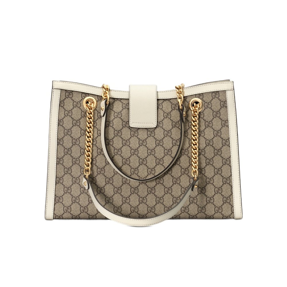 Gucci 古驰 女士 Padlock系列GG中号肩背包 479197KHNKG - 图0