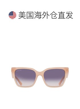 自营Lacoste Blue Gradient Square Ladies Sunglasses L6022S 66