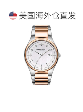 自营Kenneth Cole Men's Classic mm Quartz Watch - silver 美国