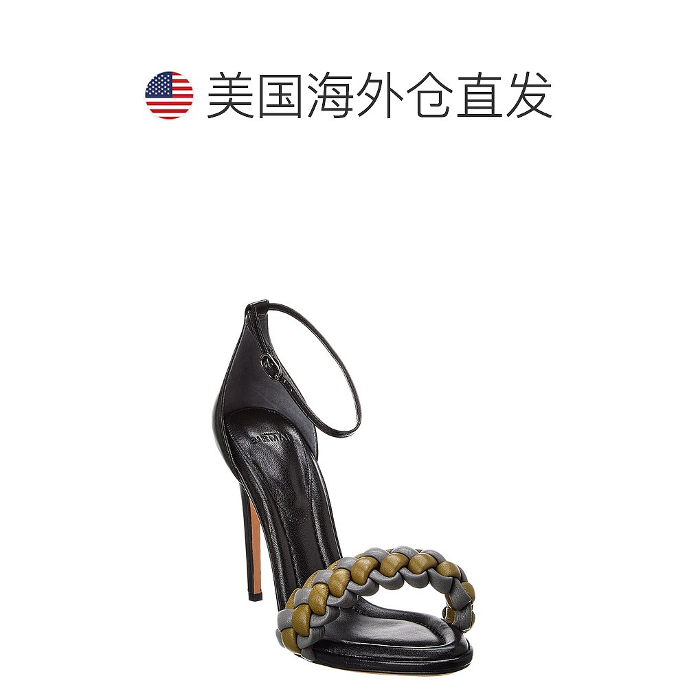 Alexandre Birman Francis 100 皮革凉鞋 - 灰色 【美国奥莱】直 - 图1