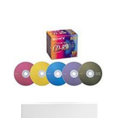 【日本直邮】10张SONY 10CDRW650EX CD-RW媒体650MB彩色MIX - 图3