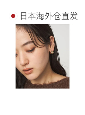 日本直邮UNITED ARROWS green label relaxing 银色融化风耳环