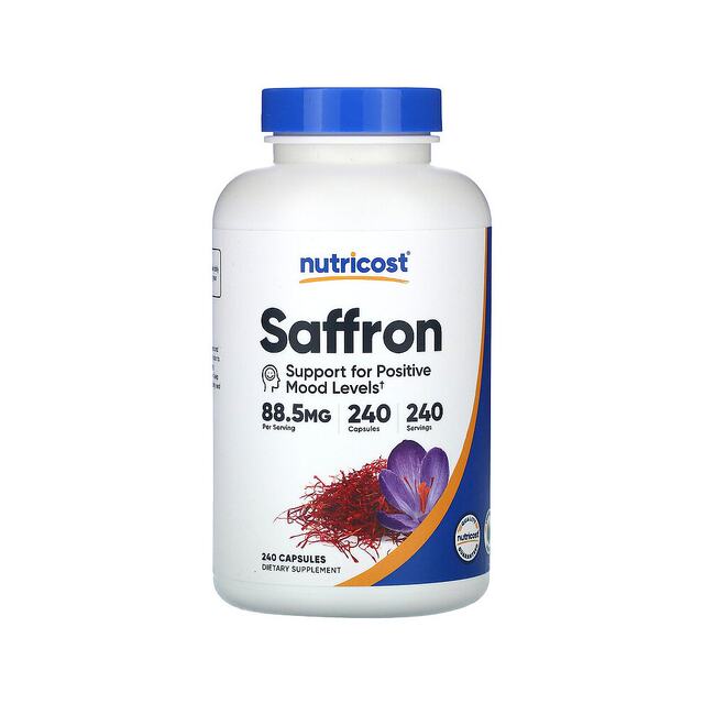 Direct Mail ຈາກຮົງກົງ Nutricost, Saffron, 88.5 mg, 240 Capsules Supplement Extract