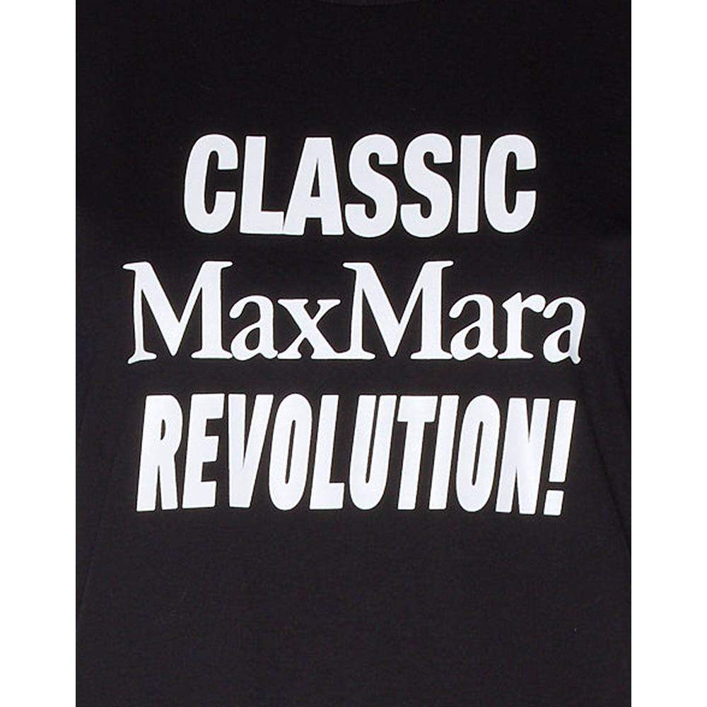 1h可退 香港直邮MaxMara 麦斯玛拉 女士 T恤 black黑色 舒适时尚,淘宝优惠券,粉丝福利购,淘宝优惠卷
