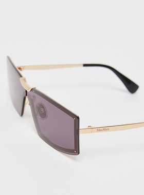 MAX MARA 女士眼镜 4801025606001 SS2025 紫色 矩形太阳镜