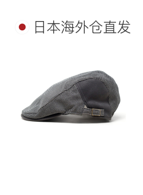 日本直邮STETSON 男士猎鸭帽 常春藤帽 千鸟格 黑白配色 灰色 冬