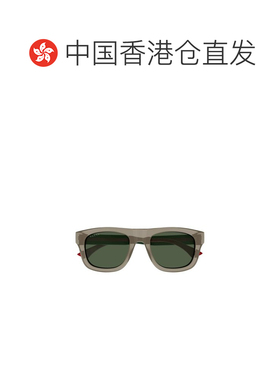 1h可退 香港直邮Gucci 古驰 男士 Eyewear 方形镜框太阳镜 GG1991