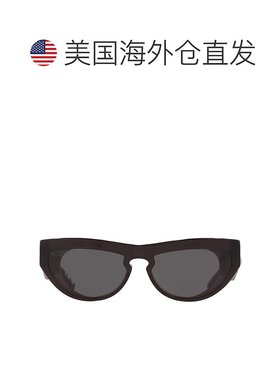 自营Burberry Dark Grey Cat Eye Ladies Sunglasses BE4422U 411
