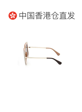 香港直邮MAX MARA 女士眼镜 MM005150E AW2025 棕色 徽标太阳镜