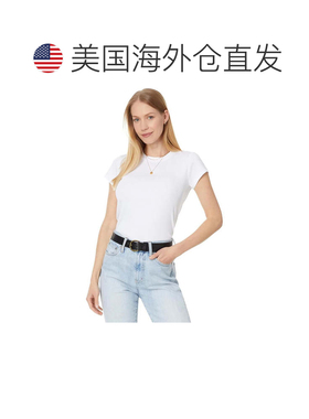 自营Women's Madewell T-Shirt White Stretch Supima Cotton Rib