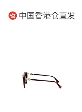 香港直邮FENDI 女士眼镜 FE40149I54F SS2025 绿色 全框太阳镜