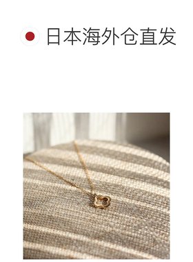 1h可退 日本直邮cui-cui 黄金四叶草项链 K10YG 女装 简约设计 可