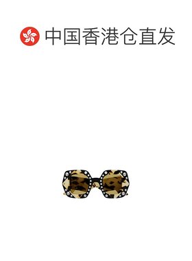 自营GUCCI 女士眼镜 GG1330S001 AW2024 黑色古驰太阳镜