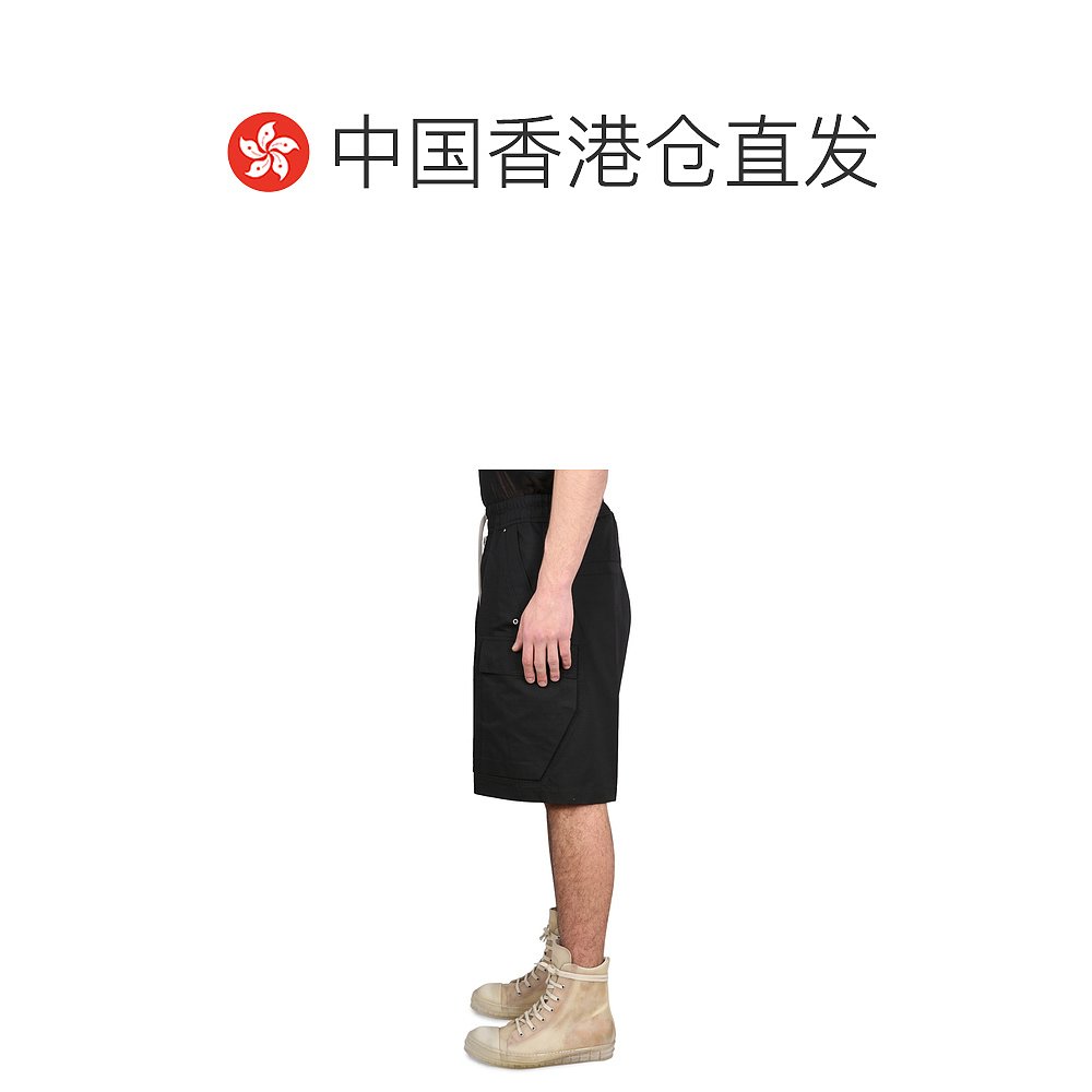 香港直邮RICK OWENS 男士短裤 RR01C4300CR09 - 图1