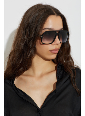 TOM FORD 女士太阳镜 FT088406001B CO 黑色 