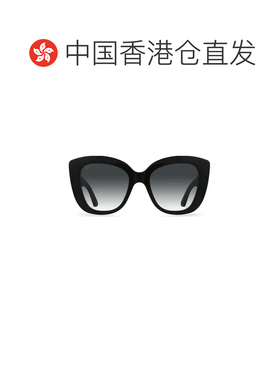 香港直邮GUCCI 女士太阳镜 GG0327S001 SS2025 黑色 Acetate cat