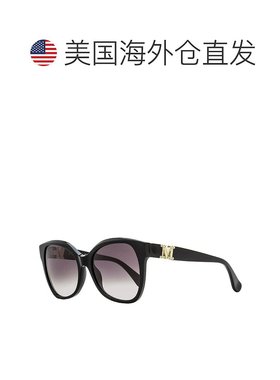 自营 Max Mara 女士 Emme3 太阳镜 MM0014 01B 黑色 56 毫米 - 01
