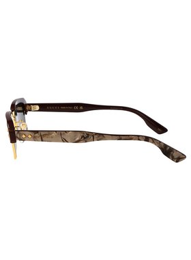 GUCCI 男士太阳镜 GG1480S002 AW2023 白色 GG1480S