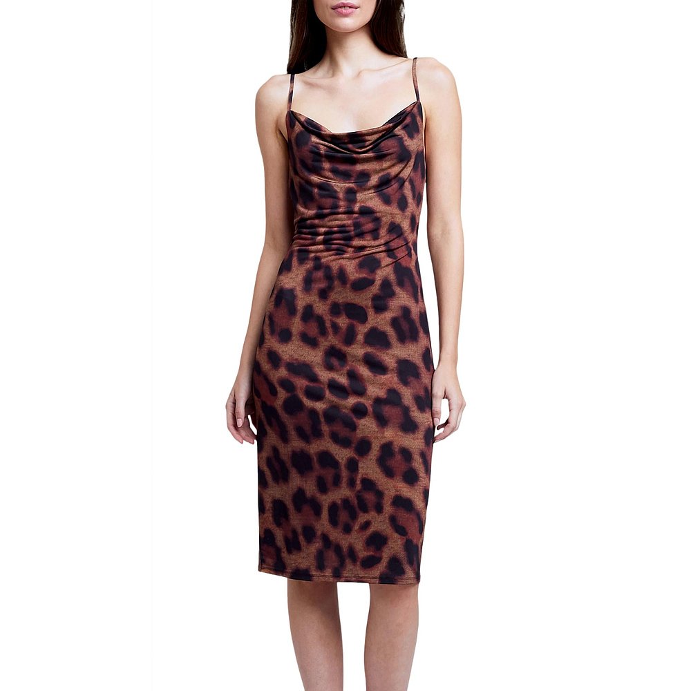 l'agenceTami Dress In Spice/black Spotted Panther-香料/黑-图2