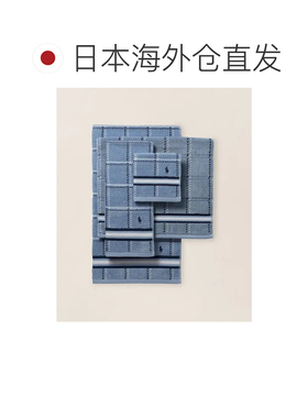日本直邮Ralph Lauren 迪龙 窗形笔 手帕 400蓝色