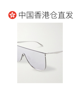 1h可退 香港直邮ALAIA 女士眼镜 AA0094S002SILVER CO 白色太阳镜