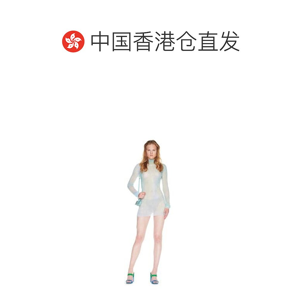 香港直邮潮奢 Off-White 女士徽标连衣裙 - 图1