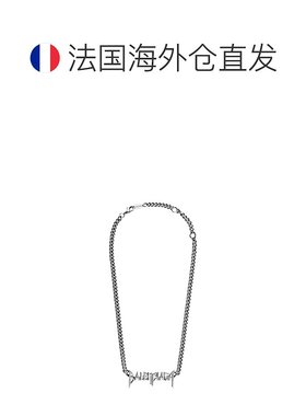自营欧洲直邮Balenciaga巴黎世家 Typo Metal男士logo标识链式项