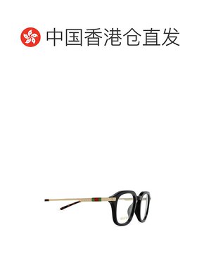 香港直邮GUCCI 男士眼镜 GG1891O001 AW2025 黑色 几何平光镜古驰