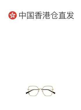 香港直邮GUCCI 女士眼镜 GG1850O003 SS2025 白色 几何平光镜古驰