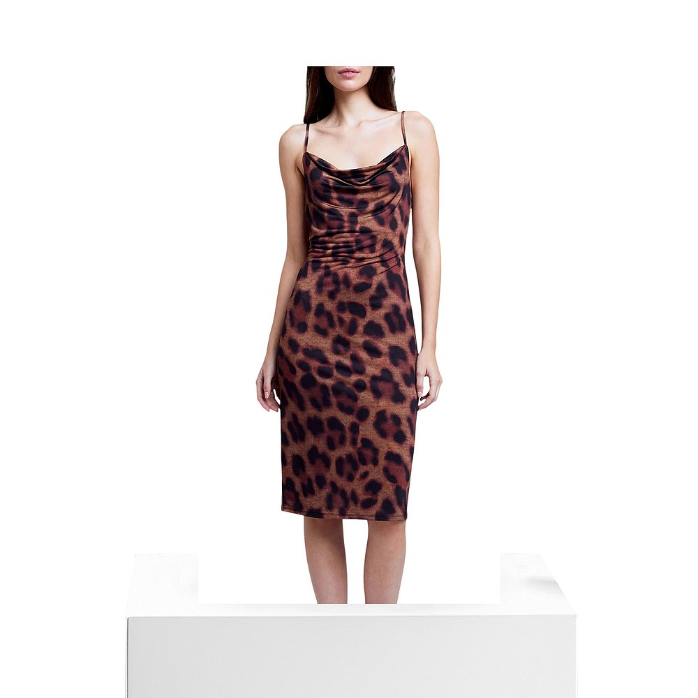 l'agenceTami Dress In Spice/black Spotted Panther-香料/黑-图3