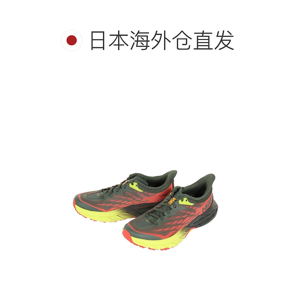 日潮跑腿HOKA ONE男跑鞋 Speedgoat 5 深绿色 1123157-TFS ダ - 图1