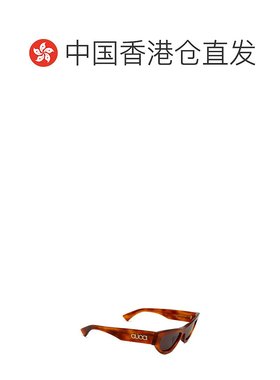 1h可退 香港直邮潮奢 Gucci 古驰 女士 几何太阳镜 GG1834S