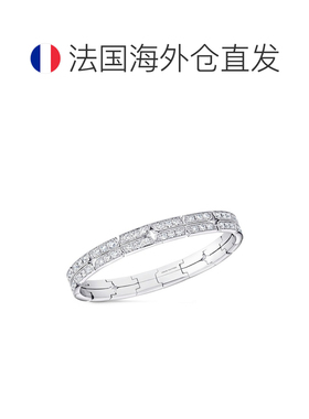 自营欧洲直邮LV路易威登 Tumbler女士白色18K金钻石手镯