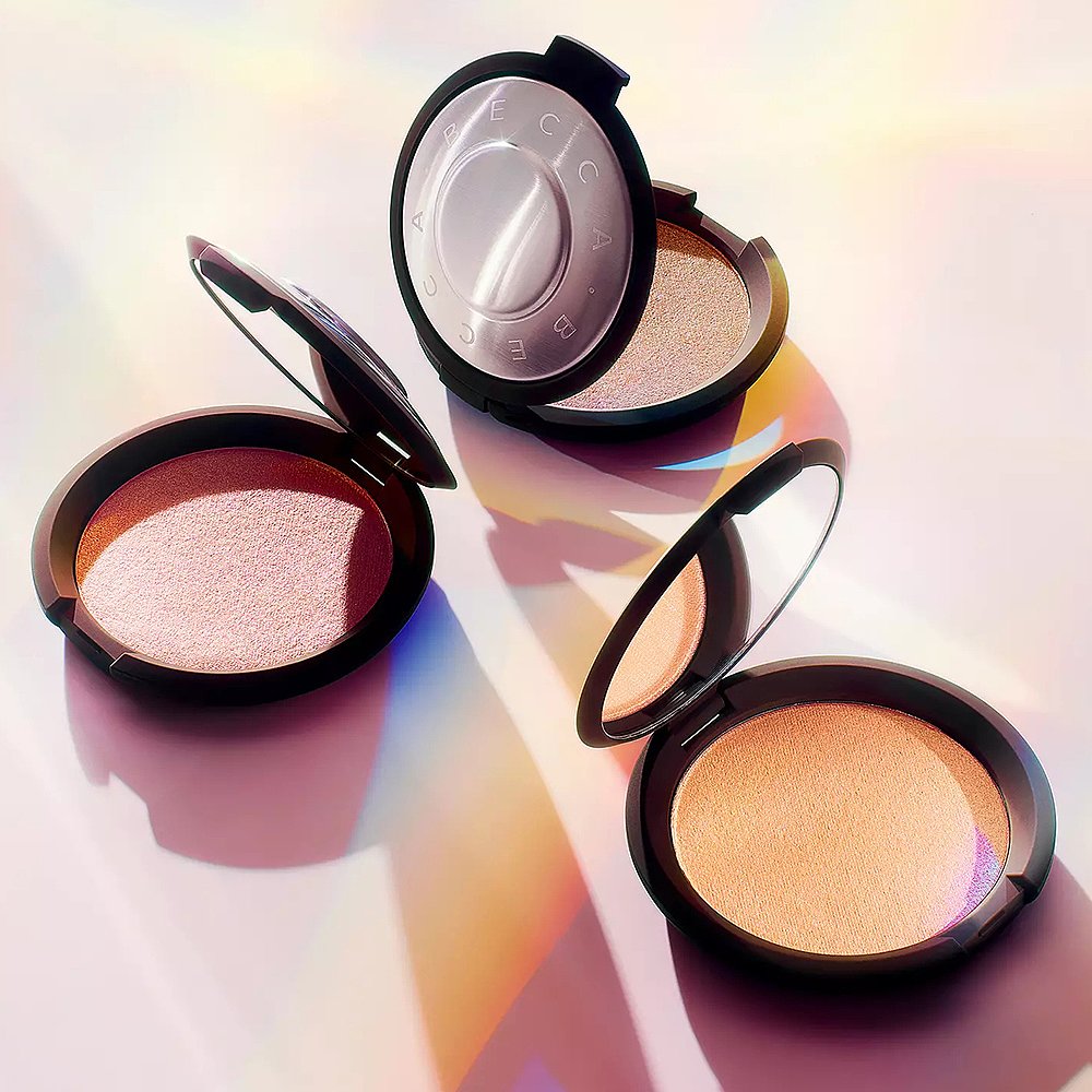 天猫国际海外直购美国直邮BECCA高光粉饼气质修饰轮廓脸部提亮打造自然水光肌8g3