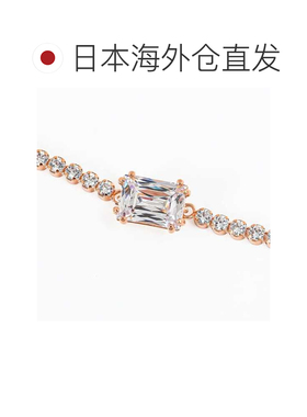 日本直邮施华洛世奇 Matrix 网球手链2025AW透明玫瑰金5730706珠