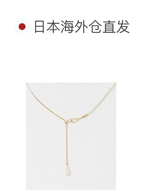 1h可退 日本直邮green label relaxing 2WAY滑动项链首饰珍珠吊坠
