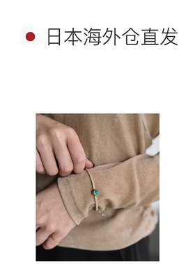 日本直邮ear PAPILLONNER 女士 仿麂皮绳单石装饰手链 EAZ1052511