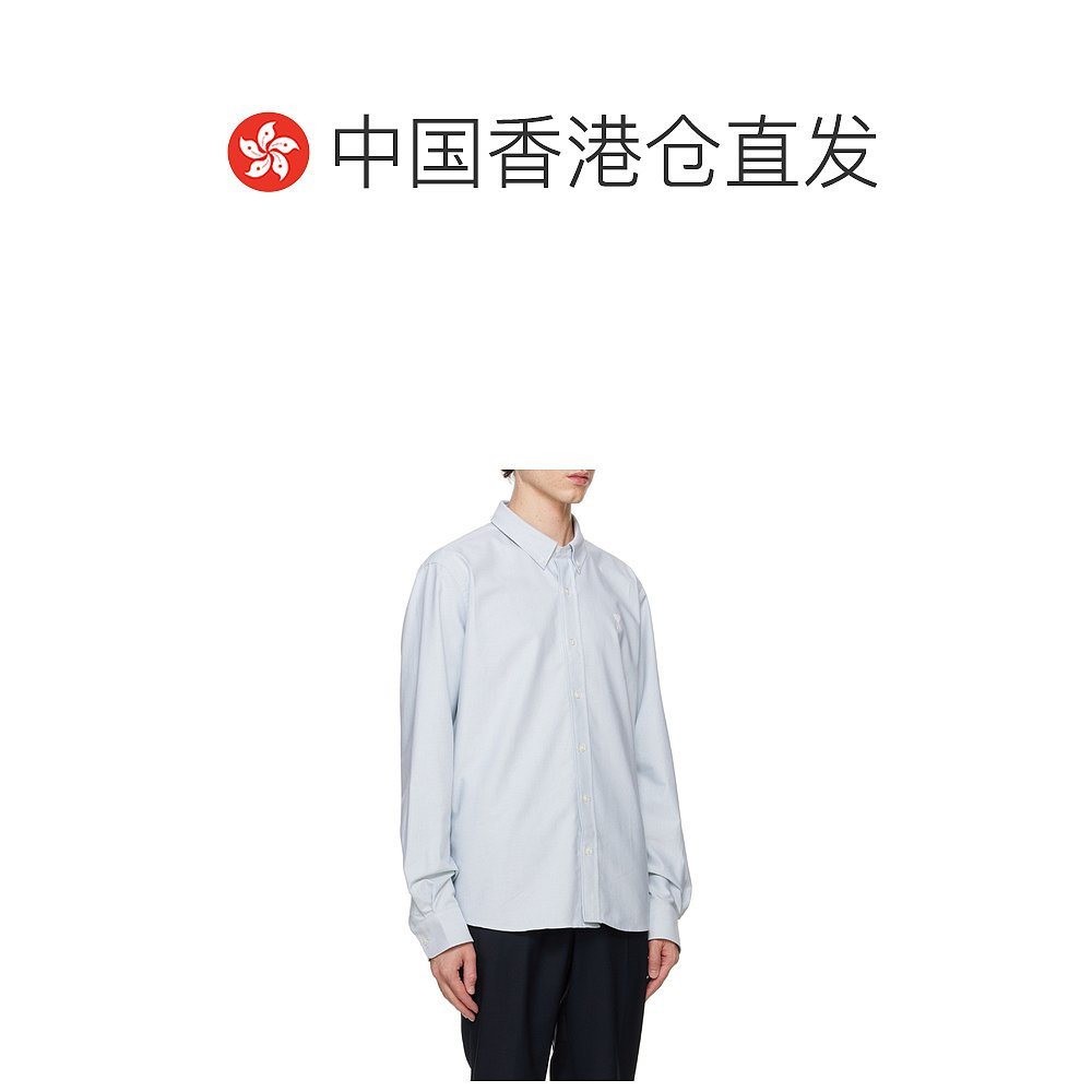 香港直邮Ami Paris 长袖衬衫 USH060CO0031.4 - 图1