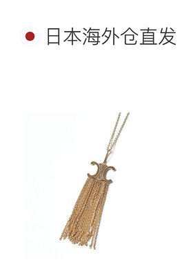 日本直邮CELINE 流苏长项链 460OM6BRA 女士 Triomphe 流苏长链配