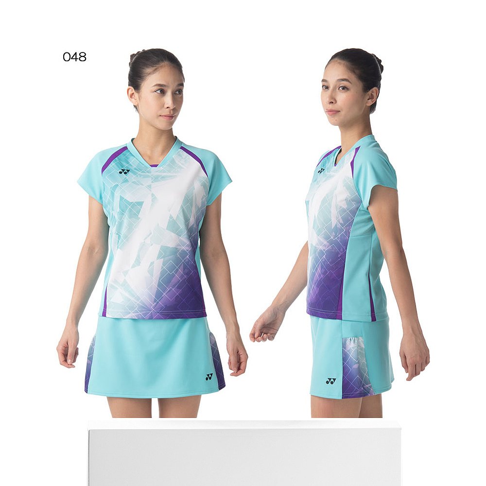 日本直邮YONEX 女式比赛衬衫羽毛球服比赛速干防静电 YONEX 20787 - 图3