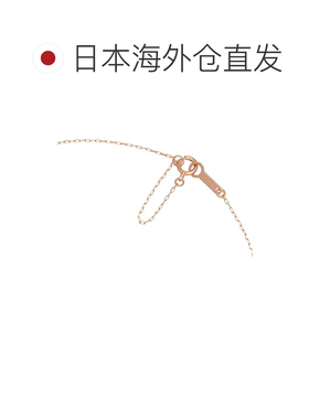 日本直邮4℃ K10粉红金项链 粉色