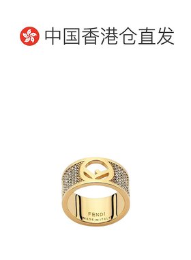 香港直邮FENDI 女士戒指 8AH5386GXF089U AW2022 黄色 F Is Fendi