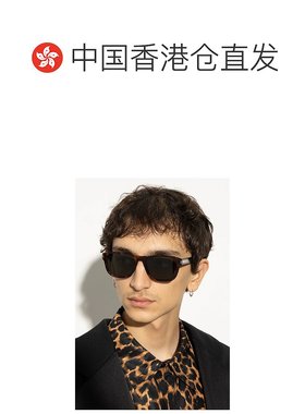 1h可退 香港直邮潮奢 Saint Laurent 圣罗兰 男士 徽标太阳镜 803