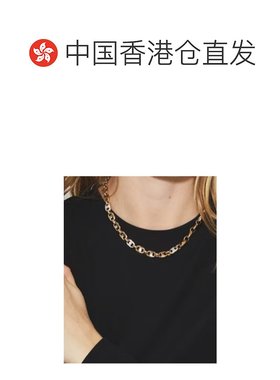 香港直邮TORY BURCH 女士项链 171681960 AW2025 金色 双子座密镶